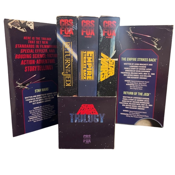 Star Wars Trilogy VHS - Picture 2 of 3
